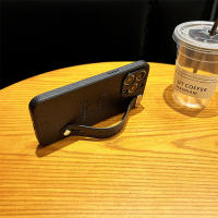 Funda de Teléfono de Cuero Sintético con Correa para iPhone Diseño Minimalista Protección de Cámara - details 6
