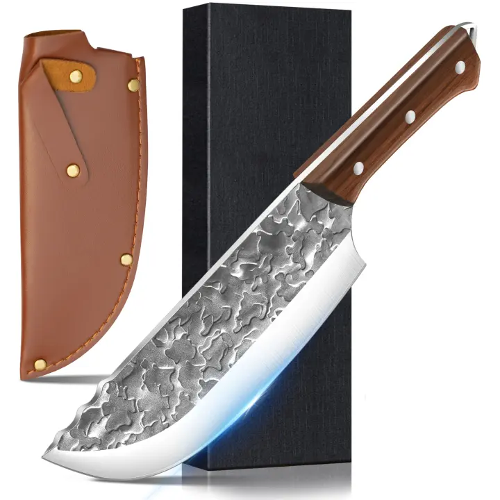 Cuchillo de Cocina Multiusos de Acero Inoxidable MDHADN Cuchillo de Paring de 8 Pulgadas - 1