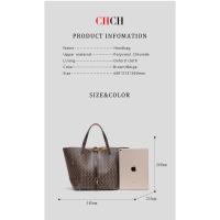 CHHC Fashion Classic para mujer, diseño de letras de gran capacidad, accesorios de bloqueo de viaje para viajeros, bolso de mano - details 1