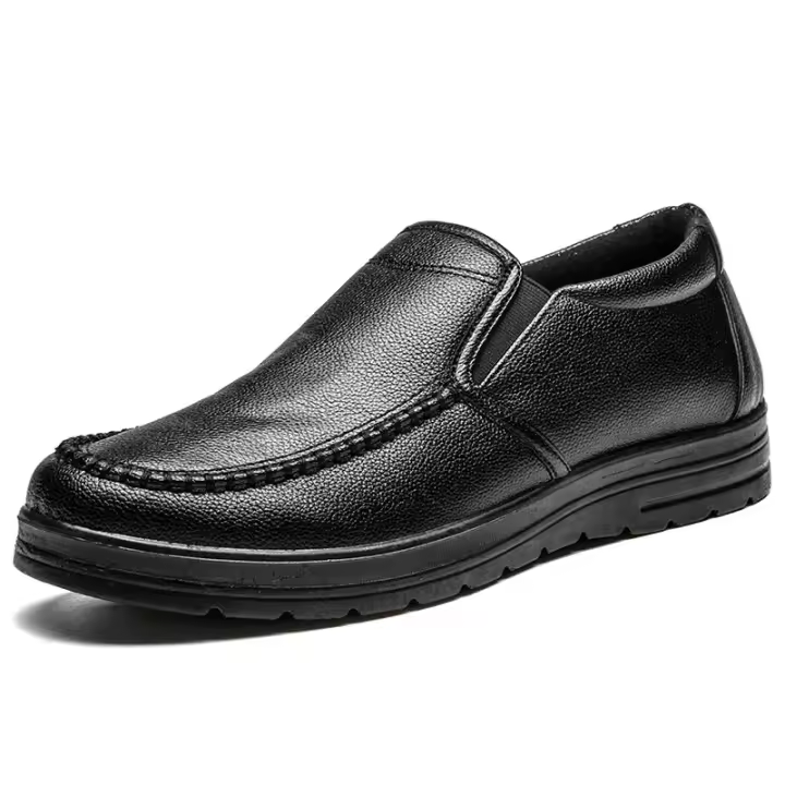 Zapatos de Cuero Genuino para Hombre Mocasines Suaves y Cómodos Calzado Plano Casual - 1