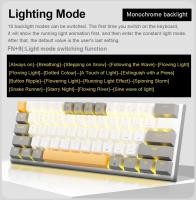 Teclado mecánico E-YOOSO Z11 con cable USB para juegos, interruptor rojo, 61 teclas, ruso, brasileño, portugués, para ordenador, PC y portátil - details 3