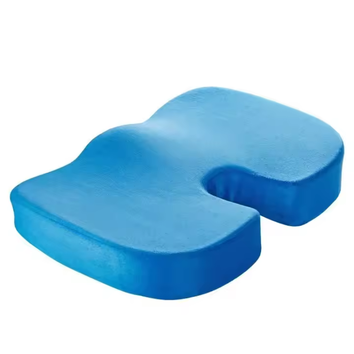 Cojín de asiento de espuma viscoelástico, y Suave Cómodo, almohadilla de masaje para Silla ortopédica, coxis para el hogar y la Oficina - 1