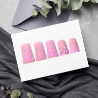 Uñas de pico de pato rosa con lazo para mujeres, uñas suaves e inofensivas, amantes de la manicura y bloggers de belleza - details 5