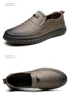 Mocasines de exterior de alta calidad, cómodos, modernos, suaves, clásicos, antideslizantes, hechos a mano, zapatos informales para hombre hechos de piel de vaca. - details 13
