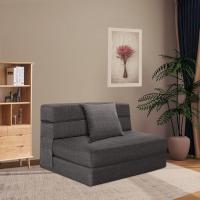 70 x 190 cm Sillón Cama Plegable, Sofá Cama Plegable con Espuma de Memoria y Almohada, Colchón de Suelo para Yoga, Oficina, Salón, Futon Sofá Cama Portada Lavable Unos, Gris Claro - details 75