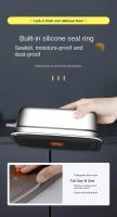 Fiambrera de acero inoxidable para acampar, caja Bento adecuada para microondas a prueba de fugas, caja de almacenamiento para refrigerador y congelador sellada de gran capacidad - details 11