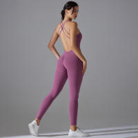 Hamidou-body de Yoga elástico, ropa de gimnasio, ropa deportiva de realce, mono de entrenamiento sin espalda, conjunto de Yoga de alta elasticidad para gimnasio - details 24