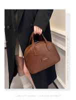 Bolsa de maquillaje Vintage de cuero encerado para mujer, gran capacidad, moderna, de alta gama, bolsa de almacenamiento portátil para el cuidado de la piel, novedad de 2025 - details 20