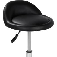 2pcs Taburetes de Salón Giratorio Ajustable en Altura Sillas con Ruedas 59-70 cm - details 2