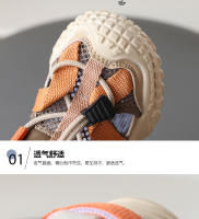 Sandalias deportivas para niños 2025 nuevos productos de verano Zapatos de malla transpirable con agujeros para niños Zapatos de playa huecos de secado rápido para niñas - details 2