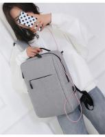 Mochila de negocios para hombre, versión coreana, bolsa de viaje de moda, mochila informal para estudiantes, minimalista y a la - details 26