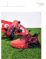 Zapatillas de correr rojas de alta calidad para hombre y mujer, zapatos deportivos cómodos, tenis atléticos - details 16