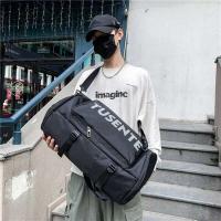 Bolso de hombro para viaje de negocios de gran capacidad, bandolera deportiva, mochila de gimnasio, bolsa de viaje con bolsillo independiente para zapatos - details 17