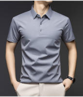 Polo de Hombre de Manga Corta Cuello Corto, Seda de Hielo, Transpirable, Amigable con la Piel, Tendencia - details 5