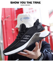 Flyknit malla deportes al aire libre para estudiantes 2023 nuevos zapatos de tela cómodos informales de verano para hombres, zapatos para correr ligeros - details 12