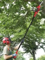 ONEVN-motosierra eléctrica telescópica sin escobillas 2 en 1, 8 pulgadas, 201CM, herramienta de poda de jardín de ramas altas para juego de pines de batería Makita de 18V - details 11