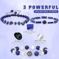 Kit x3 Pulseras Sanadoras de Amatista |   Para Relajación Profunda, Armonía Interior y Protección Energética |   Regalo unisex para practicantes de yoga |   Piedra Natural con Poder Curativo |   Joyería Terapéutica Mujeres/Hombres - details 8