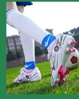 Zapatos de Fútbol para Niños TF Spike Hierba Artificial FG Entrenamiento y Partido de Deportes de Cuero Resistente a Desgaste Primavera/Verano 25 - details 20