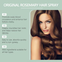 Spray nutritivo para el crecimiento denso y oscuro del cabello, masaje nutritivo para el cuero cabelludo con romero - details 5