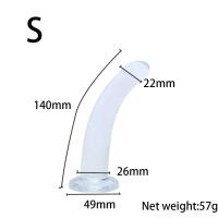 Leten-tapones transparentes para mujer y hombre, consolador suave, tapón Anal de próstata, masturbación vaginal, dilatador Anal, juguetes sexuales - details 0