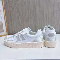 Zapatos para caminar tenis de suela gruesa cómodos de cuero sintético informales con cordones - details 10