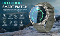 2024 Nuevo reloj inteligente para hombres 1,85 pulgadas 360*360 HD AMOLED pantalla táctil completa, reloj de trayectoria GPS, brújula,100 + modo deportivo, Impermeable,710mah, oxígeno en sangre, reloj deportivo de llamada Bluetooth Para iOS y Android - details 0