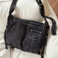 Bolso de Hombro Bordado Artístico Vintage Estilo Coreano Versátil y Moderno Cierre de Cremallera - details 5