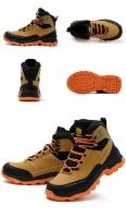 Zapatos de Seguridad para Hombres Impermeables, Altas, Resistentes al Desgaste, Forro de Cuero, Suela de Goma Sintética - details 27