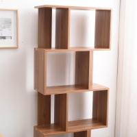 Niveles Estantería para Libros Marrón Contemporaneo Madera Oficina Salón - details 4