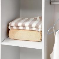 Colgador 80x40x128cm Colgar Ropa Madera Blanco Colgador Ruedas - details 5