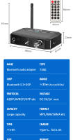 Adaptador de Audio 2 en 1 con Bluetooth, receptor y transmisor compatible con NFC, 6,5mm, micrófono Coaxial, RCA, 3,5mm, Aux, tarjeta TF, unidad Flash Usb - details 17