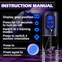 Bomba de pene eléctrica, Juguetes sexuales para hombres, extensión de pene automática IPX7, bomba de agua para pene, agrandamiento de pene, erección de pene, tren de pene - details 7