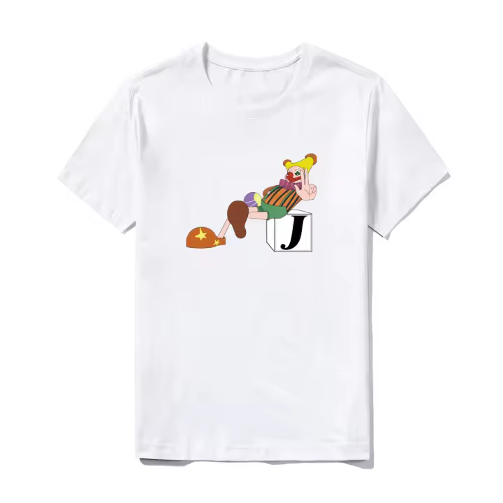 Camiseta casual Camiseta básica de manga corta de algodón de verano para hombre 
 Camisetas de hombre vintage estampadas con diseño estampado - 1