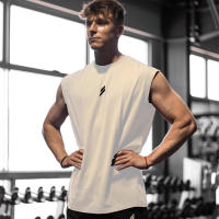 Camiseta De Entrenamiento Sin Mangas Para Hombre Verano Fitness Transpirable Ajuste Suave Secado Rápido Ropa Deportiva - details 3