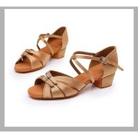 2025 Nuevos Zapatos De Baile Latino, Suela Blanda Tacón Bajo Zapatos De Baile Para Niñas, Concurso De Baile Latino Zapatos De Baile Para Niñas, Zapatos Latinos Para Niños - details 15