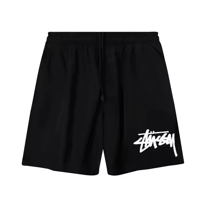 Pantalones cortos deportivos de secado rápido con logo de la tendencia de moda superior de 2025, pantalones casuales de playa de cinco piezas para parejas de verano - 1