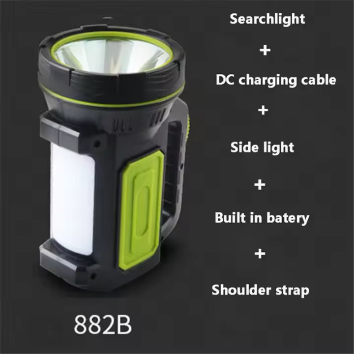 Linterna LED Potente Lámpara de Mano Portátil Recargable Modos de Iluminación para Senderismo y Camping Ahorro de Energía Deportes y Exteriores - 1