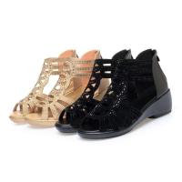 Sandalias verano de las mujeres 2025 nuevos zapatos de suela blanda desgaste exterior de moda sandalias de las mujeres tacón de cuña mujeres - details 7