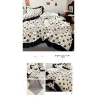 Conjunto de Cama de Algodón Tejido Nube Borde Sombrero de Cama de Cuatro Piezas - details 25