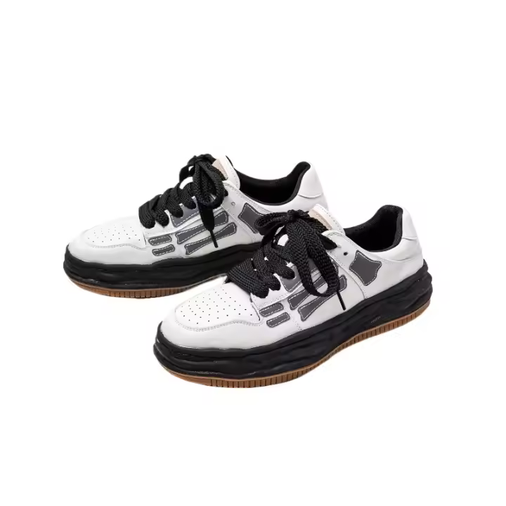 Nueva plataforma retro que combina con el color de los zapatos de tablero de pareja Air Force One - 1