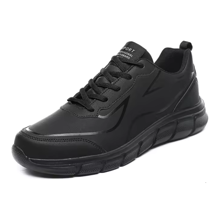 Zapatillas de correr ligeras de entrenamiento antideslizantes con parte inferior plana transpirables de marca para hombre, cómodas zapatillas deportivas de tenis - 1
