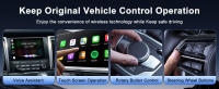Adaptador CarPlay inalámbrico 2024 - Adaptador inalámbrico Apple Carplay Convertir cable a Dongle CarPlay inalámbrico 5Ghz WiFi Auto Connect Actualización en línea para iPhone iOS 10+ y OEM CarPlay con cable - details 1