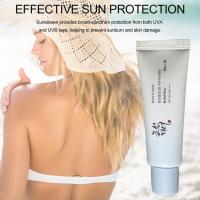 Calmante Sol Hidratante Fresco Calmante Protección Solar Calmante Protección Solar Arroz Protector Solar Crema Ligera Fórmula - details 8