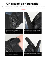 YOUHOO Guantes de Motocross de Fibra de Carbono Deportivos de Tiro Especiales con Dedos Separados Hechos en China, Lavables - details 2