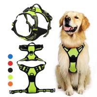 Nueva correa reflectante, correa para el pecho para perros grandes y medianos, tipo chaleco, productos para mascotas con tracción para perros - details 4