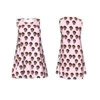 Vestido veraniego suelto personalizado H-Fine e Album S-Styles con estampado de bolsillo, vestido sin mangas para mujer para vacaciones en la playa - details 66