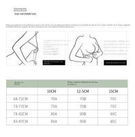 Copa triangular simple en V profunda, ropa interior sin costuras, sujetador para mujeres con pechos pequeños. - details 1