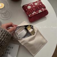 Mini neceser de gran capacidad, bolsa de almacenaje de pañuelos sanitarios de Color caramelo de oso, bolsa de artículos pequeños, bolsa de maquillaje, monedero de flores - details 10