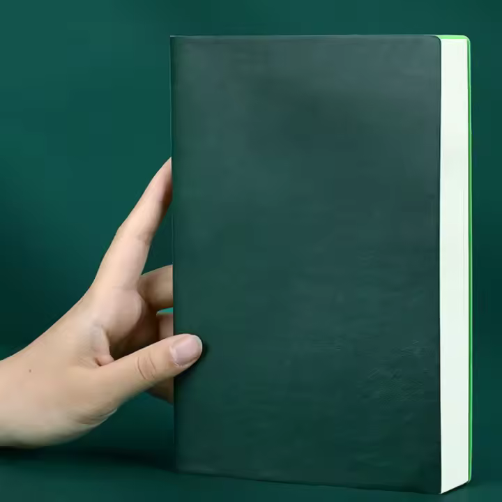 Cuaderno diario A5 de estilo minimalista, libro de actas de reuniones de 280 páginas, libro de registro de trabajo de línea Horizontal gruesa, suministros escolares - 1
