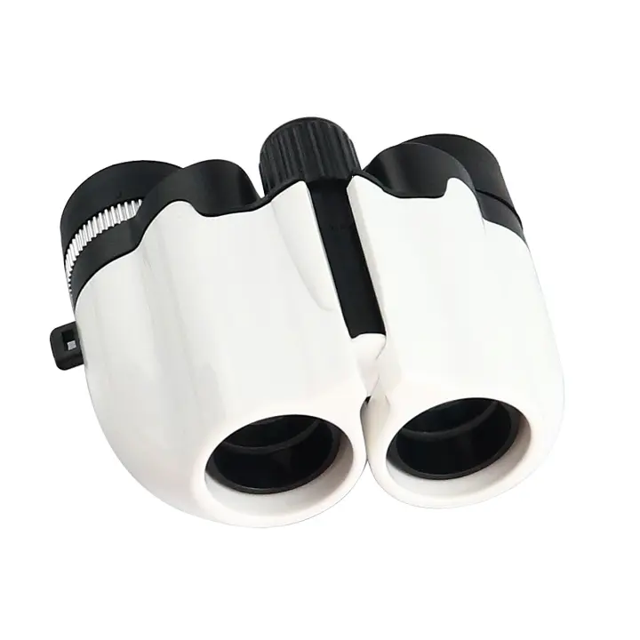 Prismáticos de bolsillo para observación de aves, binoculares pequeños de alta potencia para caza, viajes, 10x22 - 1